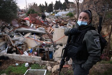 Policía destruye la casa de una familia palestina en barrio de Jerusalén Este