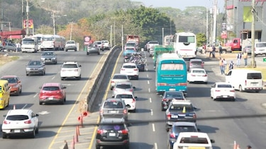 86 mil 261 vehículos se han desplazado al interior del país