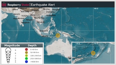 Terremoto de magnitud 6.8 en el mar frente a Indonesia, sin alerta de tsunami