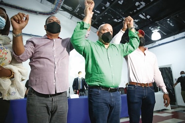 Crispiano Adames busca robustecer el  apoyo para su  candidatura; CD le da espaldarazo  