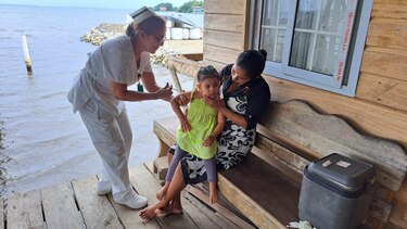 La jornada de vacunación contra el sarampión está rezagada