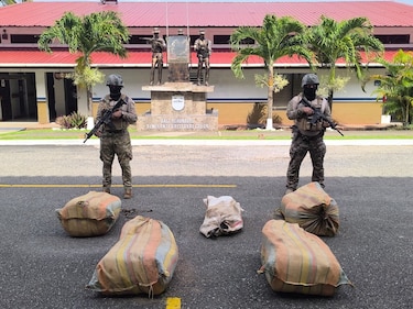 Senan ubica caletas con droga en costas de Cuango, Colón