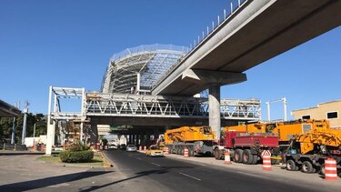Metro de Panamá concluye instalación de puente en San Antonio