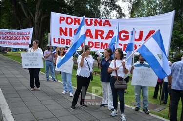 Vigilia en el parque Urracá para condenar la represión en Nicaragua