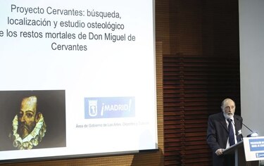 Expertos convencidos de haber encontrado restos de Cervantes en Madrid