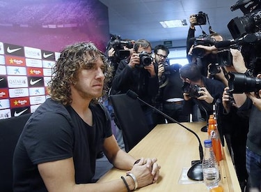Puyol se despide tras quince años al máximo nivel en el fútbol