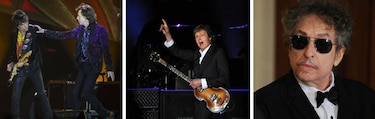 Rolling Stones, McCartney y Dylan, juntos en un macroconcierto en EU