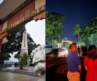 Embajadora de China expresa ‘gran dolor’ por la demolición del monumento en el Mirador del Puente de las Américas