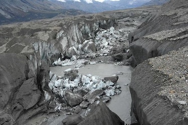 Desvío del curso de río en Canadá se debe al cambio climático
