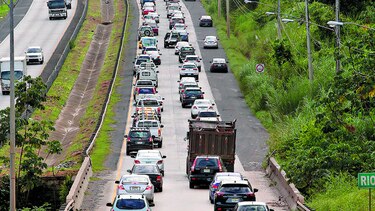Congestión vehicular por rehabilitación