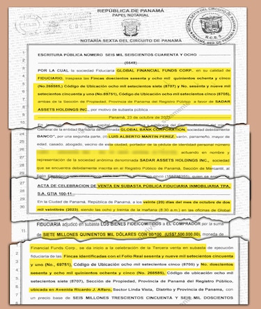 Epasa pierde terreno y edificio por incumplimiento de deuda con Global Bank