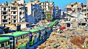Al Assad celebra tras inicio de evacuación