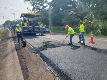 $31 millones para reparar 63.8 kilómetros  de calles en el distrito de  Colón