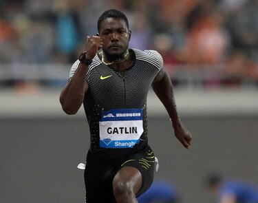 Gatlin baja de los 10 segundos en los 100 metros de Shanghai