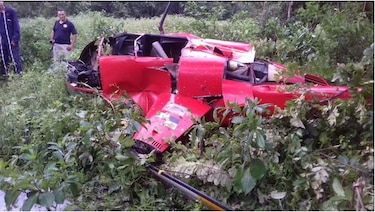 Se estrella helicóptero en Chepo; reportan dos heridos