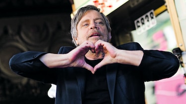 Mark Hamill recibe su estrella