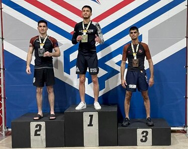 Jorge Calviño alcanza la medalla de plata en torneo de Brazilian Jiu Jitsu en Estados Unidos