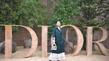Dior se inspiró en la naturaleza en el desfile de París