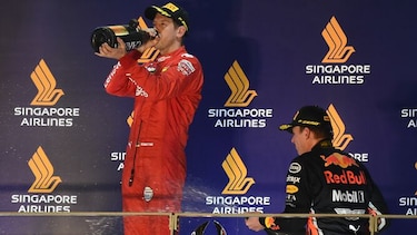 Sebastian Vettel gana en Singapur y pone fin a larga sequía de victorias