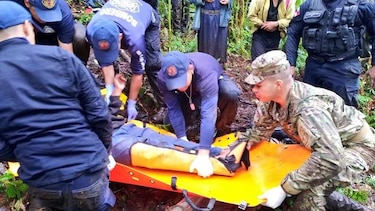 Fuerza de Tarea Conjunta rescata a menor con fractura en las piernas en Chiriquí