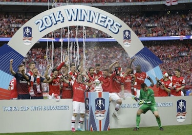 Arsenal conquista la Copa inglesa y rompe sequía de nueve años
