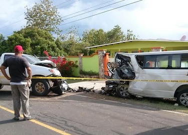 Accidente deja un muerto y nueve heridos en La Pintada