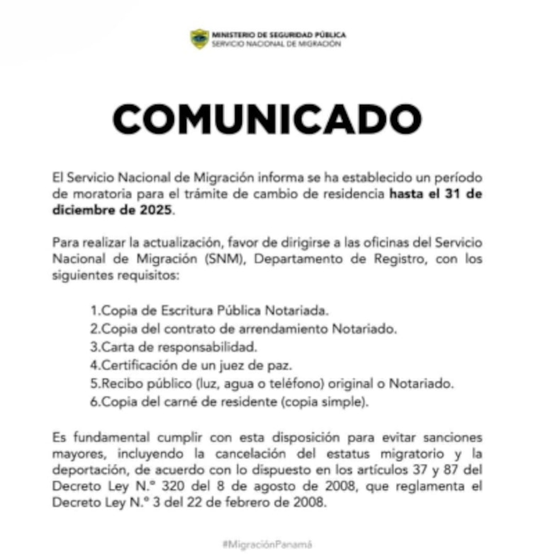 Migración registra gran número de extranjeros por actualización de datos, estos son los requisitos