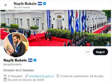 Nayib Bukele ironiza y se autodenomina ‘Dictador de El Salvador’ en Twitter