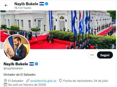 Nayib Bukele ironiza y se autodenomina ‘Dictador de El Salvador’ en Twitter