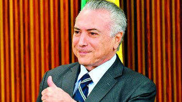 Temer pidió fondos ilícitos para campaña
