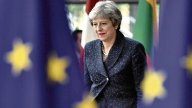 May buscar salvar viaje de Trump tras sus comentarios del ‘brexit’