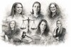Las 6 heroínas y el procurador general de la Nación