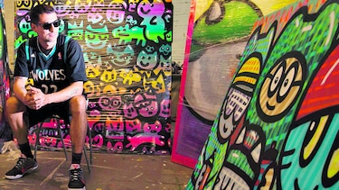 El gato de los grafitis