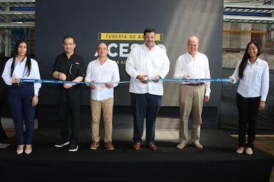 ACESCO transforma su operación en Panamá con la primera línea de tubería de acero
