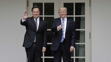 Se inicia la reunión Varela-Trump en Washington