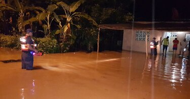 Al menos 143 viviendas afectadas por inundaciones en Panamá Oeste  y Veraguas