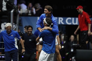 Federer logra el punto de la victoria para Europa
