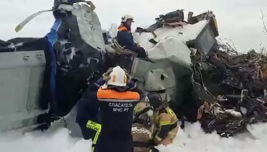 Dieciséis muertos al estrellarse un avión en Rusia