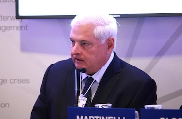 Martinelli dice que Panamá cooperará en todo lo que Honduras necesite