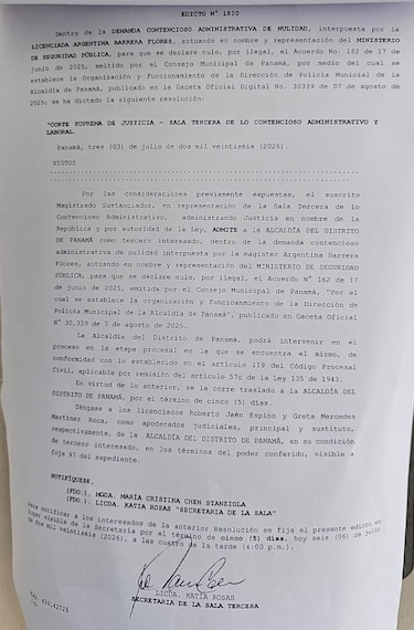 Gobierno busca frenar en la Corte Suprema la Policía Municipal que creó el alcalde Mizrachi