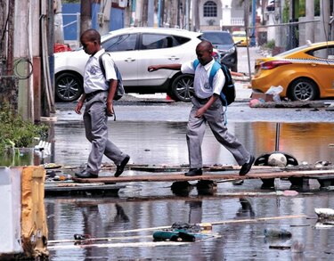 La odisea para llegar a la escuela
