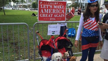 Donald Trump busca los votos de Florida
