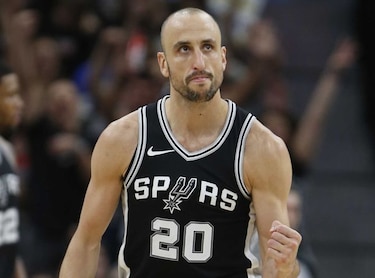 Ginóbili salva a los Spurs y LeBron da aire a los Cavs
