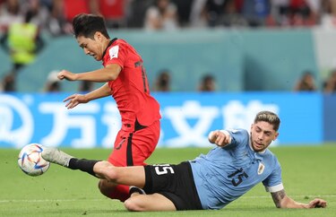 Uruguay se atasca ante una aguerrida Corea del Sur