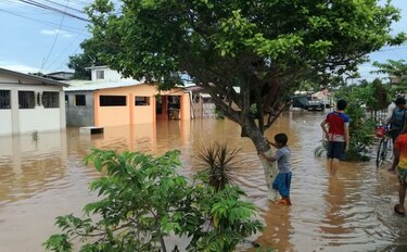 Sinaproc busca a dos menores de edad arrastrados por cabeza de agua en Kuna Nega