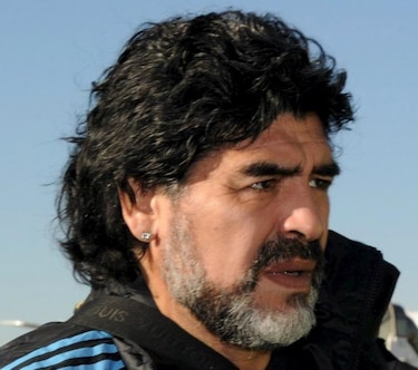 Maradona denuncia que no lo dejaron entrar al Maracaná para ver a Argentina