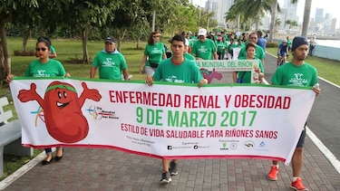 Caminata del Día Mundial del Riñón en la cinta costera