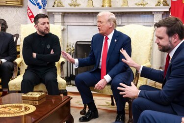 Termina sin acuerdo y entre gritos la reunión entre Trump y Zelenski