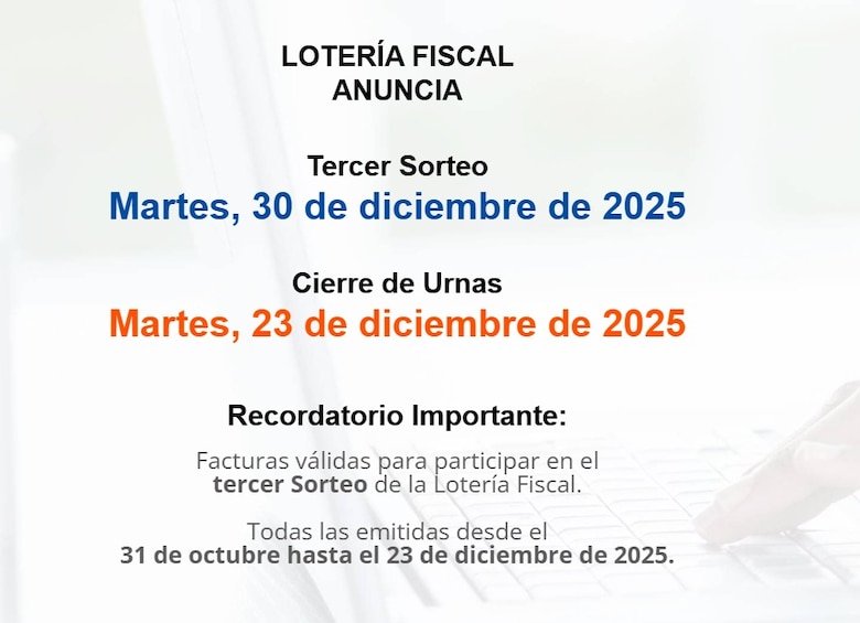 Últimos días para participar en la Lotería Fiscal: conozca cuándo será el sorteo y cómo concursar
