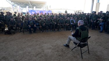Netanyahu visita por sorpresa Rafá, en el sur de Gaza, para animar a las tropas israelíes